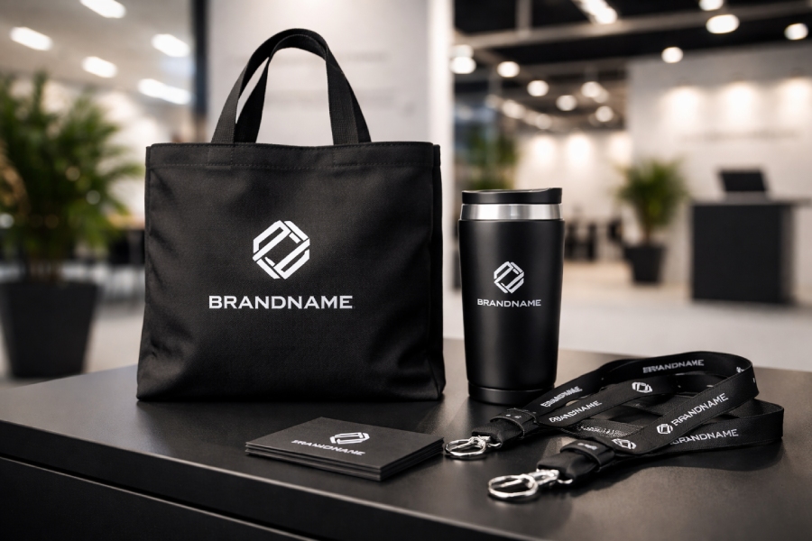Produtos promocionais para eventos corporativos